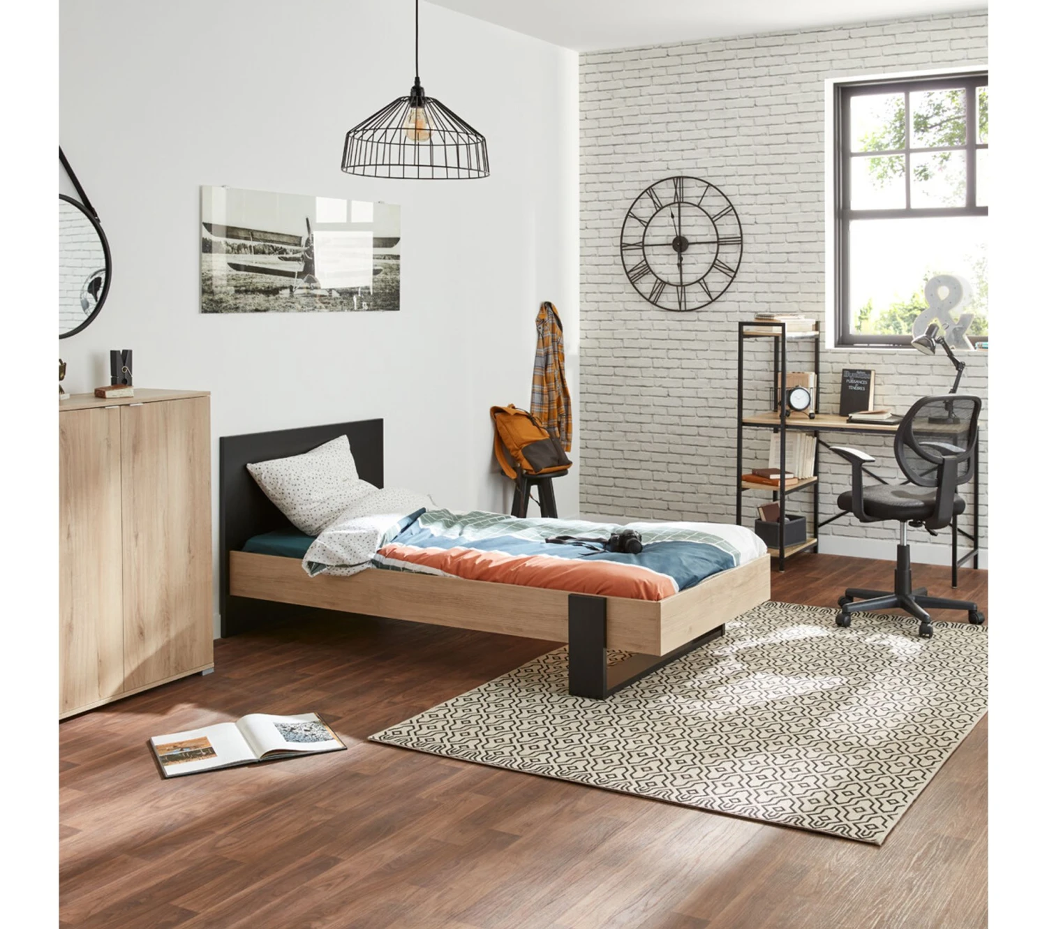 Meilleur prix 🎁 TIME Horloge D.76 cm STATION Noir ⭐ 13 Meilleur prix 🎁 TIME Horloge D.76 cm STATION Noir ⭐ – Image 11