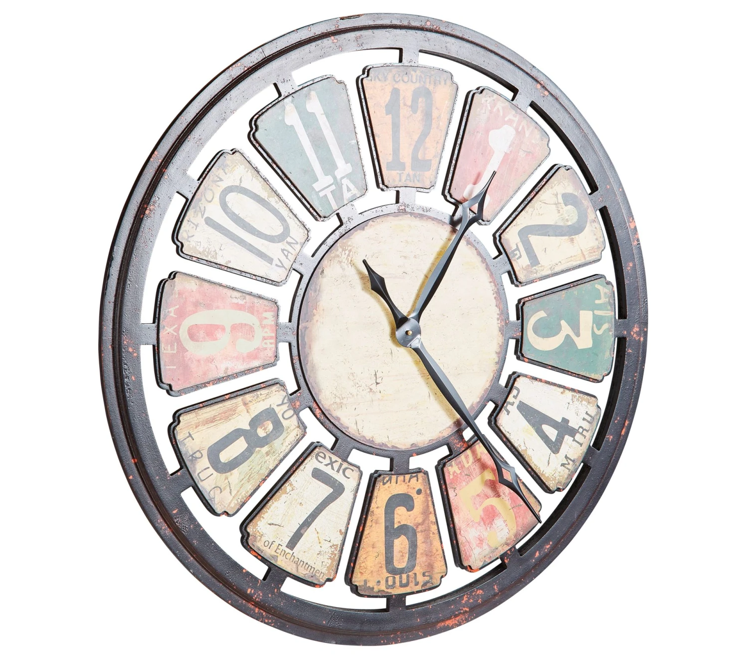 Promo 🥰 TIME Horloge D.80 cm ATHENA Multicolor ⌛ 5 Promo 🥰 TIME Horloge D.80 cm ATHENA Multicolor ⌛ – Image 3