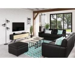 Promos TIME Magasin 40 Top 10 🌟 TIME Coussin 40x40 cm PALM Bleu 🥰