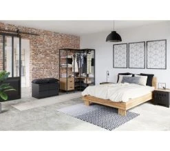 Promos TIME Magasin 32 Meilleure affaire ✔️ TIME Décoration murale 60x90 cm WIRE Noir ❤️