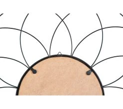 Offres 🛒 TIME Miroir &oslash; 48 cm SOL Noir / Naturel / Dor&eacute; 🧨 -Espace Déco Magasin 2099901416070 A