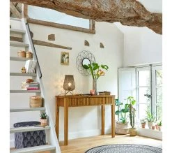 Offres 🛒 TIME Miroir &oslash; 48 cm SOL Noir / Naturel / Dor&eacute; 🧨 -Espace Déco Magasin 2099901416070 AMB9 221599