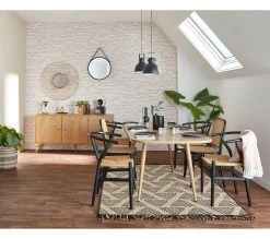 Promo 😉 TIME Panier set de 3 LENA noir/naturel 😉 -Espace Déco Magasin 2099901447258 AMB9 246345