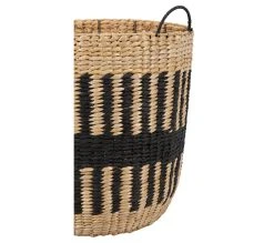 Le moins cher ✔️ TIME Panier grand mod&egrave;le LENA noir 💯 -Espace Déco Magasin 2099901447289 A