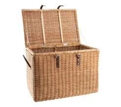 Promo 🛒 TIME Malle grand mod&egrave;le JULIETTE naturel ❤️ -Espace Déco Magasin 2099901447364 A