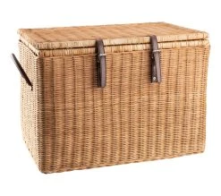 Promo 🛒 TIME Malle grand mod&egrave;le JULIETTE naturel ❤️ -Espace Déco Magasin 2099901447364 Q