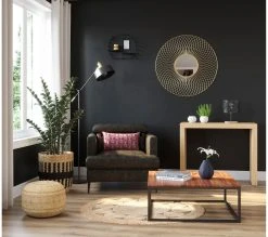 Bon marché 🔥 TIME Miroir D.84 cm LEONIE Dor&eacute; ⌛ -Espace Déco Magasin 2099901447791 AMB3D 180825