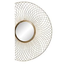 Bon marché 🔥 TIME Miroir D.84 cm LEONIE Dor&eacute; ⌛ -Espace Déco Magasin 2099901447791 D