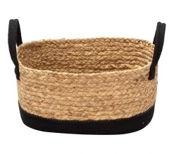 Tout neuf ✔️ TIME Panier grand modèle JORIS naturel/noir ⭐