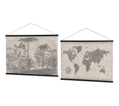 Grosses soldes 🛒 TIME Kak&eacute;mono 90x75 cm VINTY Blanc / Noir 😍 -Espace Déco Magasin 2099901448712 P