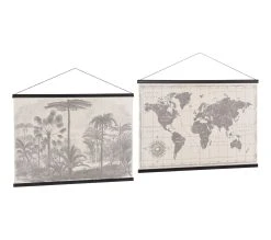 Grosses soldes 🛒 TIME Kak&eacute;mono 90x75 cm VINTY Blanc / Noir 😍 -Espace Déco Magasin 2099901448712 Q