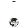 Coupon ✨ TIME suspension en m&eacute;tal D. 30 cm MAPPEMONDE noir 🔔 -Espace Déco Magasin 2099901451354 F