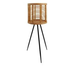 Offres 😉 TIME Cache pot pied H.59 cm LOUNA Naturel ⌛ -Espace Déco Magasin 2099901452207 Q