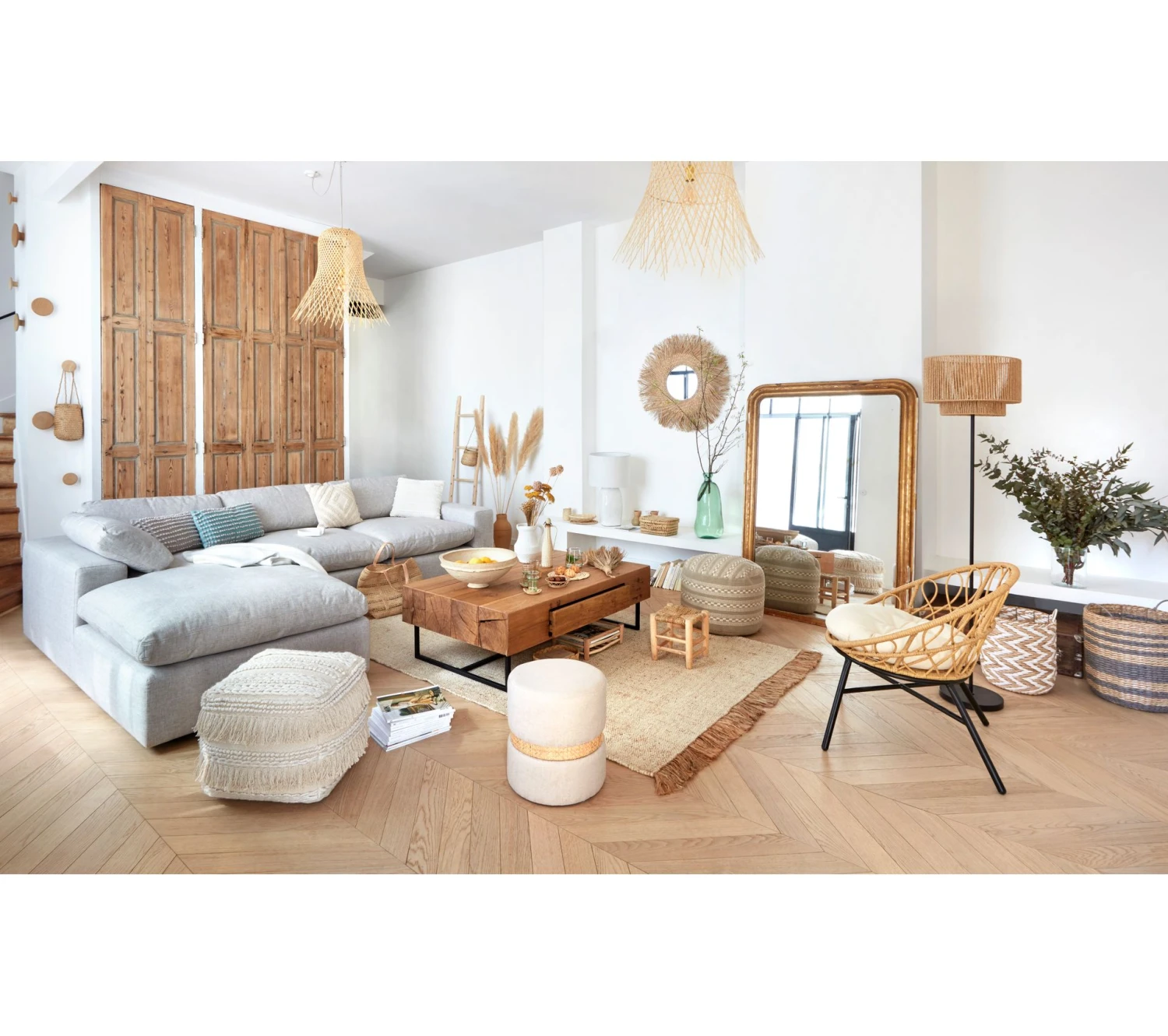 Meilleur prix 🔔 TIME Pouf H. 40 cm BERBERE Naturel ⭐ 10 Meilleur prix 🔔 TIME Pouf H. 40 cm BERBERE Naturel ⭐ – Image 8