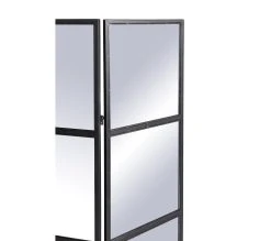 Promo 🔥 TIME Paravent 121x170 cm METALI Noir 🌟 -Espace Déco Magasin 2099901459749 D
