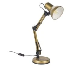 Sortie ✔️ TIME Lampe de bureau H. 41 cm ARCHI Laiton ✨