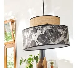 Grosses soldes ❤️ TIME Abat-jour de suspension &Oslash;38 cm TALYA Noir ✨