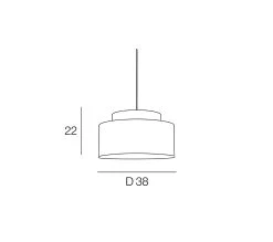 Grosses soldes ❤️ TIME Abat-jour de suspension &Oslash;38 cm TALYA Noir ✨ -Espace Déco Magasin 2099901483423 Z1