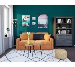 Meilleure affaire 🛒 TIME Biblioth&egrave;que BAXTER imitation ch&ecirc;ne gris 🎁 -Espace Déco Magasin 3102000111827 AMB3D 239080