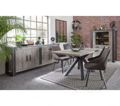 Meilleure affaire 🤩 TIME Chaise tissu BAXTER gris 🛒 -Espace Déco Magasin 3102000111841 AMB9 228506