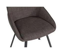 Meilleure affaire 🤩 TIME Chaise tissu BAXTER gris 🛒 -Espace Déco Magasin 3102000111841 D