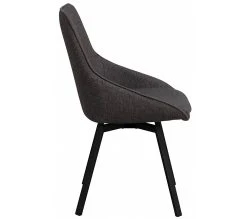 Meilleure affaire 🤩 TIME Chaise tissu BAXTER gris 🛒 -Espace Déco Magasin 3102000111841 P