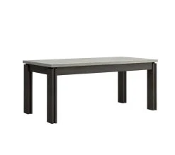 Le moins cher ⭐ TIME Table L.180 + allonge BAXTER imitation chêne/ gris 💯 10 Le moins cher ⭐ TIME Table L.180 + allonge BAXTER imitation chêne/ gris 💯 -Espace Déco Magasin 3102000112077 Q