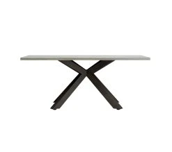 Top 10 ⭐ TIME Table L.180 pied central BAXTER imitation chêne/ gris ✨