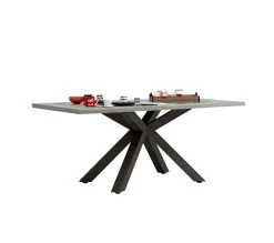 Top 10 ⭐ TIME Table L.180 pied central BAXTER imitation ch&ecirc;ne/ gris ✨ -Espace Déco Magasin 3102000112107 Z2