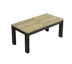 Coupon 👍 TIME Table L.180 + allonge BAXTER imitation ch&ecirc;ne 😉 -Espace Déco Magasin 3102000112138 Q