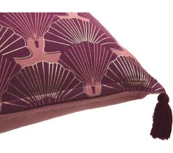 Nouveau 🧨 TIME Coussin 30x50 cm AZAKO Violine ❤️ -Espace Déco Magasin 3210805505007 D