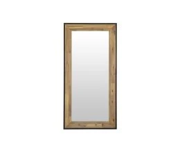 Promo 🎉 TIME Miroir L.160 ZARA acacia massif et noir 🤩 -Espace Déco Magasin 3248119119825 F