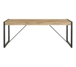 De gros ❤️ TIME Table rectangulaire L.200 ZARA acacia massif 🌟 -Espace Déco Magasin 3248119121828 F