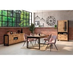 Meilleure vente 👏 TIME Vitrine 2 portes ZARA acacia massif 😉 -Espace Déco Magasin 3248119122825 AMB9 284133