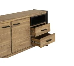 Sortie 👏 TIME Buffet 2 portes ZARA acacia massif ❤️ -Espace Déco Magasin 3248119128827 A