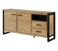 Sortie 👏 TIME Buffet 2 portes ZARA acacia massif ❤️ -Espace Déco Magasin 3248119128827 P