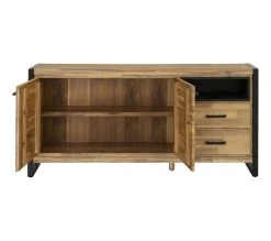 Sortie 👏 TIME Buffet 2 portes ZARA acacia massif ❤️ -Espace Déco Magasin 3248119128827 Z3