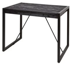 Remise 💯 TIME Mange debout L.120 ZARA acacia massif et noir 😉 -Espace Déco Magasin 3248119129305 P