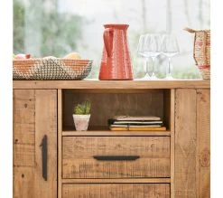 Promo 👏 TIME Buffet 3 portes/ 2 tiroirs PATIO Pin massif 🧨 -Espace Déco Magasin 3248119189347 AMB3