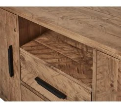 Promo 👏 TIME Buffet 3 portes/ 2 tiroirs PATIO Pin massif 🧨 -Espace Déco Magasin 3248119189347 D