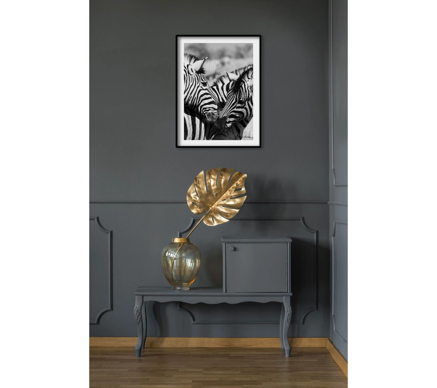 De gros ✨ TIME Image 30x40 cm ZEBRES CALIN Noir / Blanc ❤️ 3 De gros ✨ TIME Image 30x40 cm ZEBRES CALIN Noir / Blanc ❤️