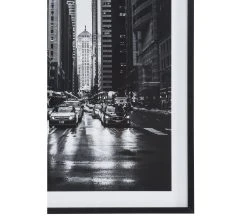 Budget 🧨 TIME Image 50x70 cm CITY NIGHT Noir 👍 -Espace Déco Magasin 3446035938128 D