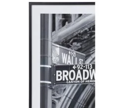 Promo 🔥 TIME Image 50x70 cm BROADWAY Noir 💯 -Espace Déco Magasin 3446035938135 D