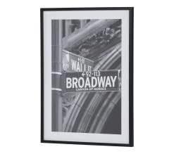 Promo 🔥 TIME Image 50x70 cm BROADWAY Noir 💯 -Espace Déco Magasin 3446035938135 P