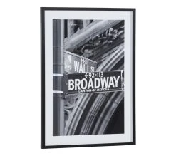 Promo 🔥 TIME Image 50x70 cm BROADWAY Noir 💯 -Espace Déco Magasin 3446035938135 Q