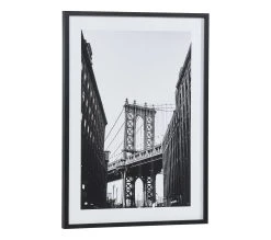 Meilleur prix 🧨 TIME Image 50x70 cm STREET BRIDGE Noir ⭐ -Espace Déco Magasin 3446035938142 Q