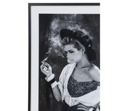 Meilleure vente 😉 TIME Image 50x70 cm FEMME CIGARETTE Noir 💯 -Espace Déco Magasin 3446035938166 D