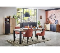 Promo 😀 TIME Buffet 4 portes/1 tiroir TRUST chêne/noir 😉 31 Promo 😀 TIME Buffet 4 portes/1 tiroir TRUST chêne/noir 😉 -Espace Déco Magasin 3483600905994 AMB7