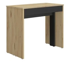 Meilleur prix ⌛ TIME Console extensible L.45/165 TRUST imitation ch&ecirc;ne 💯 -Espace Déco Magasin 3483601087750 Q