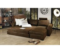 De gros 👏 TIME Canapé convertible méridienne réversible CASABLANCA tissu Gobi marron 4 ✨ 20 De gros 👏 TIME Canapé convertible méridienne réversible CASABLANCA tissu Gobi marron 4 ✨ -Espace Déco Magasin 3544740015865 AMB3
